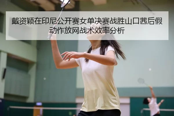 戴资颖在印尼公开赛女单决赛战胜山口茜后假动作放网战术效率分析